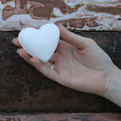 Love Heart Bath Bomb 70g - Coconut product image 2