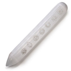 Selenite Wand - 16 cm (Point one End) 7 Chakra product image 3