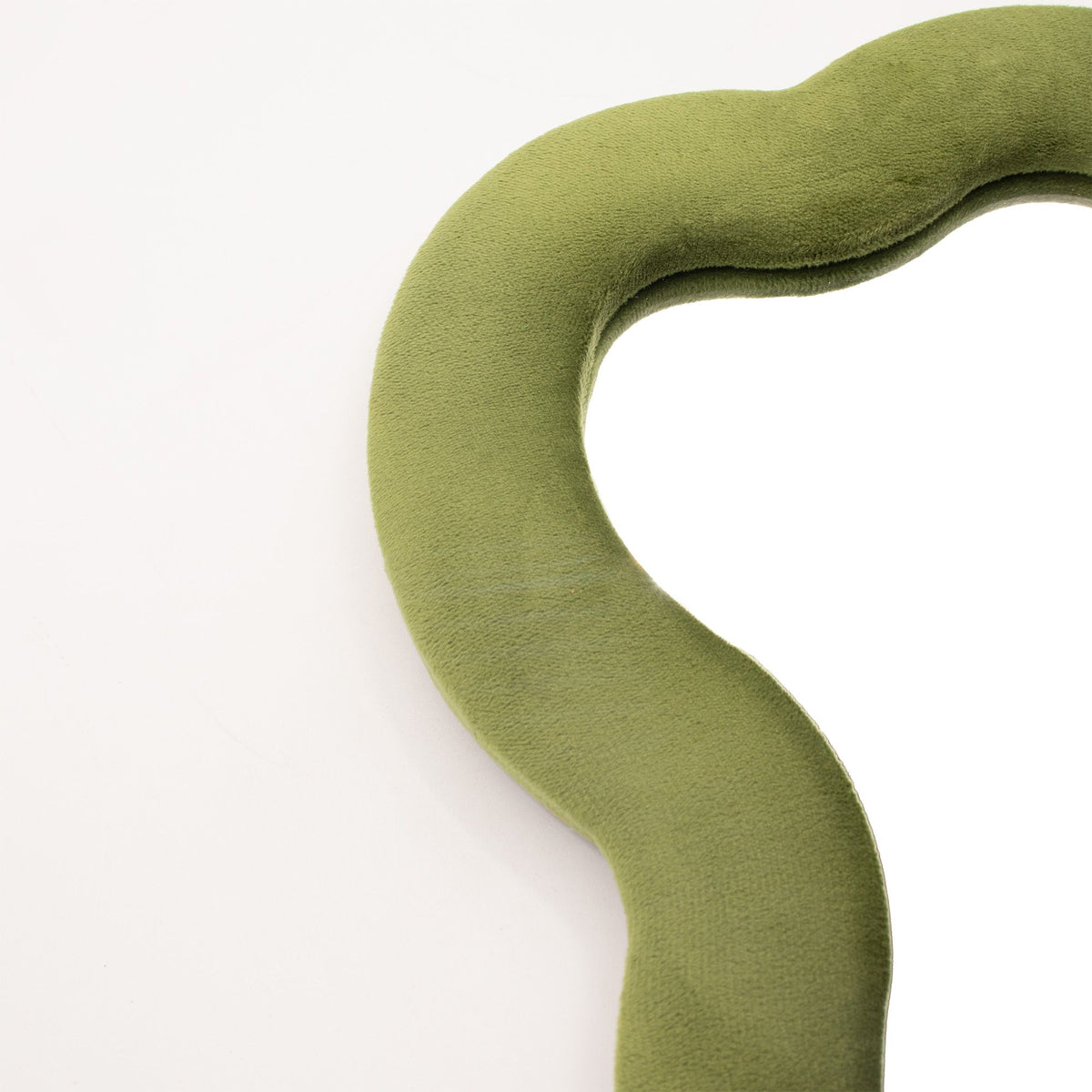 Soft Squiggly Mirror - Large Cloud - Moss Green (33.4x23.5x2.3cm) product image 4