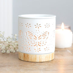 Matte Ceramic Butterfly Oil Burner product image 2