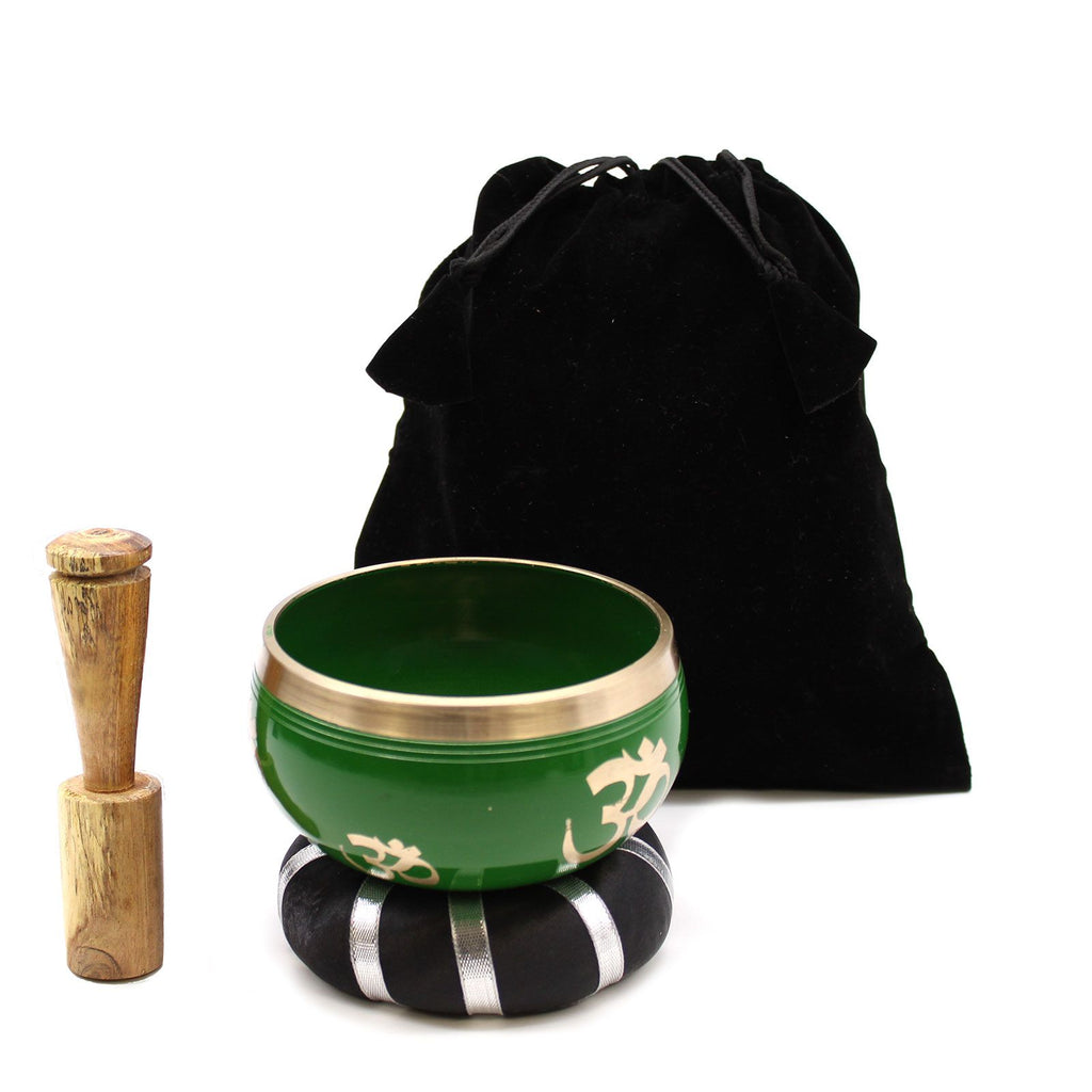 Tree of Life Singing Bowl Set- Green 10.7cm product image 6
