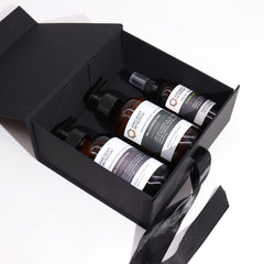 Flat Pack Gift Box - Medium Square (20x18.2x8cm) - Black product image 3