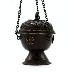 Copper Tibetan Incense Burner - Classic Hanging product image 3