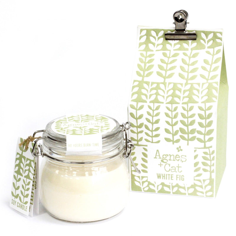 Agnes + Cat Kilner Jar Candle - White Fig product image