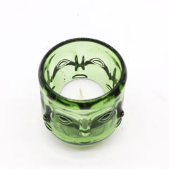 Buddha Faces Candle Jar - Garden Jade product image 2