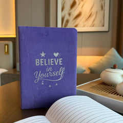 Lavender Velvet Notebook - 80 pages - Believe Yourself product image 3