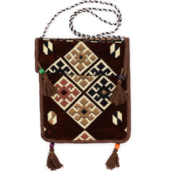 Chocolate Kilim Messenger Festival Bag product image