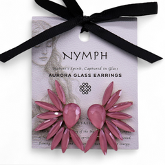 Soft Pink - Vintage Glass - Angel Wings - Earrings product image 4