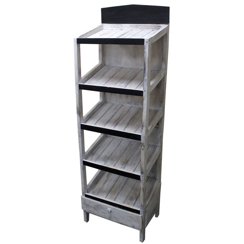 Bath Bomb 5 Shelf Display - Whitewash product image
