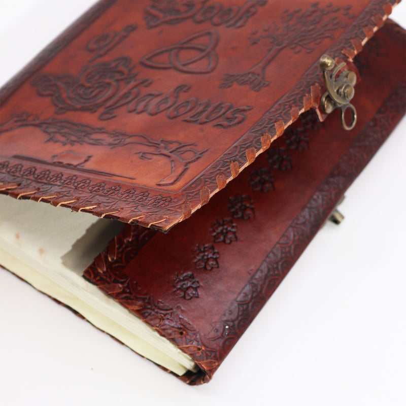 Large Book of Shadows - Dark Tan - 200 pages decle-edged - 25x18x3cm product image