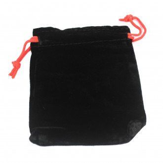 Quality Velvet Pouch - Black 10x12cm product image