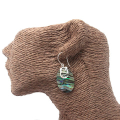 Shell & Silver Earrings - Abalone product image 2