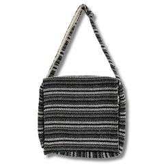 Soft Banjar Laptop Bag - Grey Strips product image 3