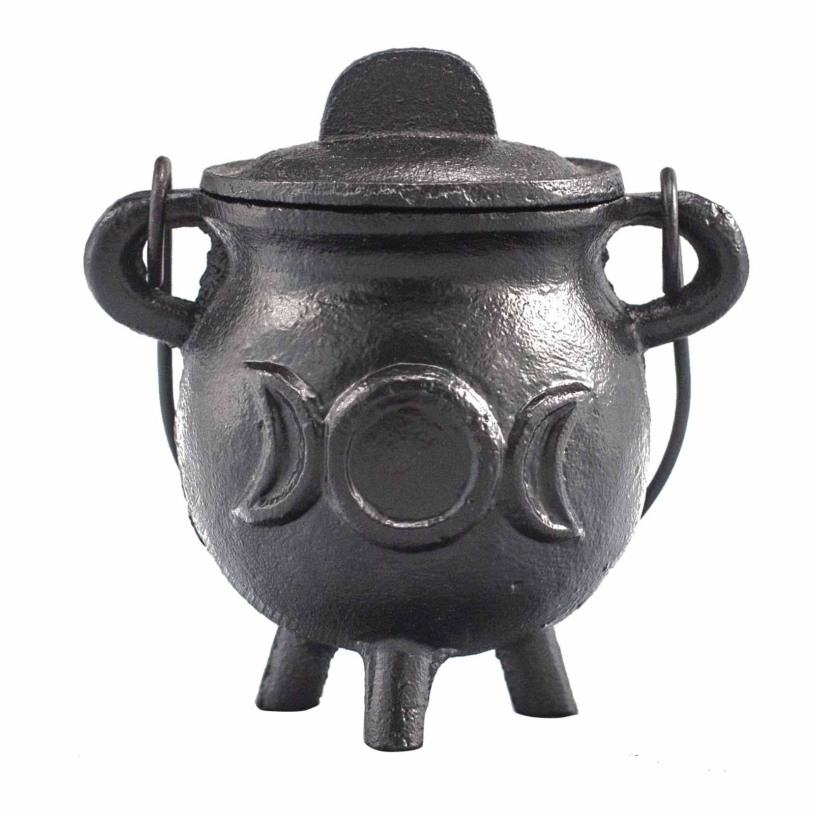 Cast Iron Cauldron with Triple Moon 6.5x13cm product image
