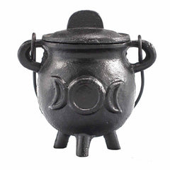 Cast Iron Cauldron with Triple Moon 6.5x13cm product image