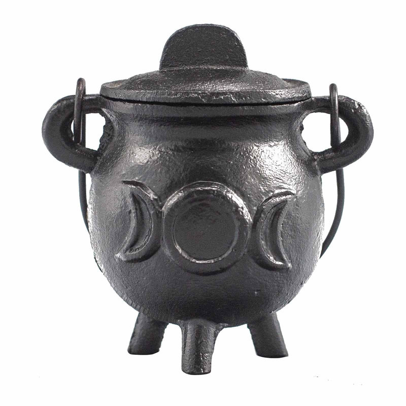 Cast Iron Cauldron with Triple Moon 6.5x13cm product image