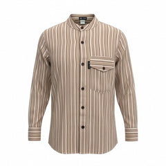 Nomad Sari Grandad Shirt - Brown Beige - Medium product image 3