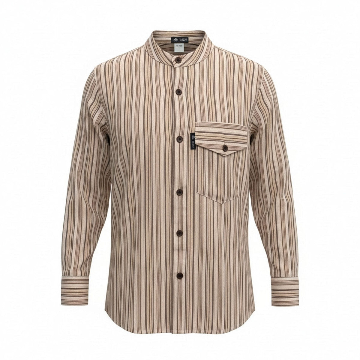 Nomad Sari Grandad Shirt - Brown Beige - Medium product image 3