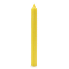 Solid Colour Dinner Candle Set - Pack of 21 - Rustic Lemon product image 4