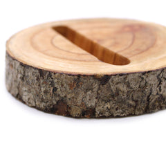 Small Log Phone Holder (slot) - Natural product image 5