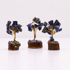 Mini Gemstone Tree On Wood Base - Sodalite (15 stones) product image 5