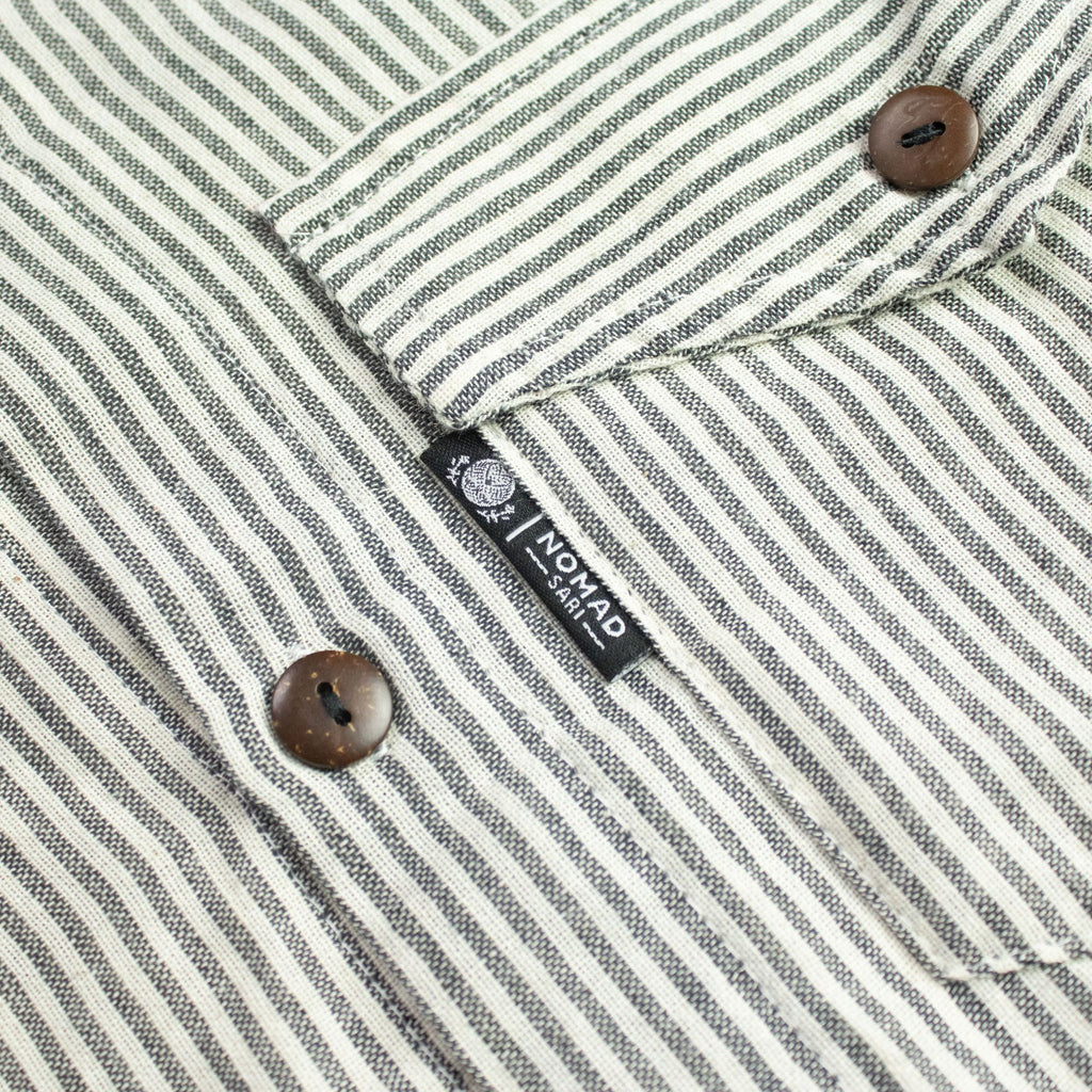 Nomad Sari Grandad Shirt - Grey Stone - Medium product image 7