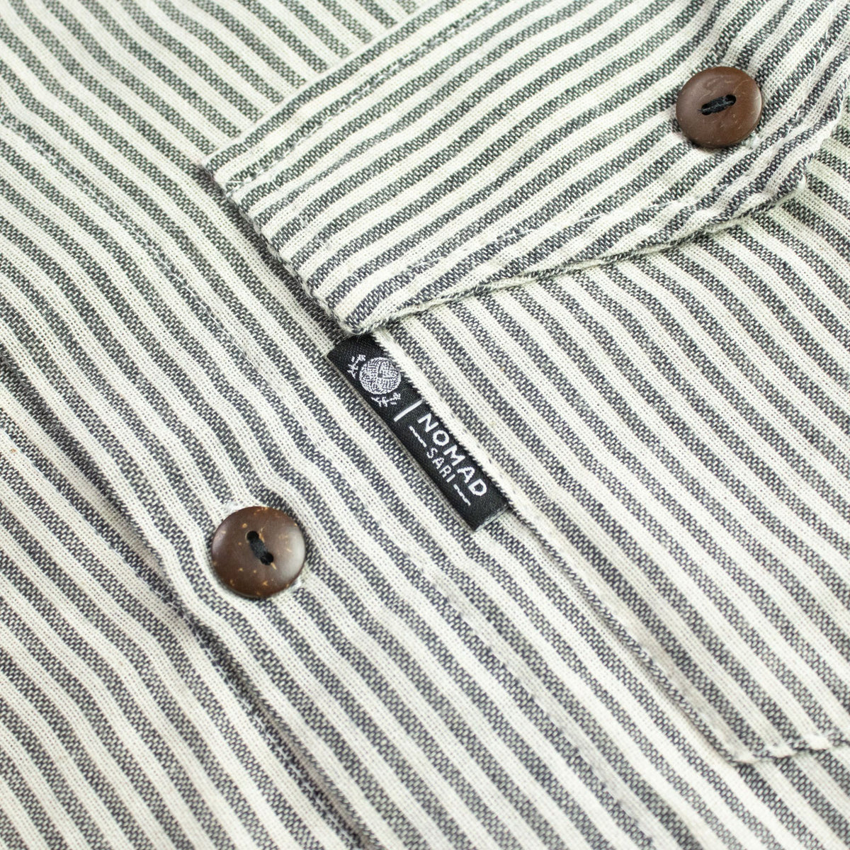 Nomad Sari Grandad Shirt - Grey Stone - Medium product image 7