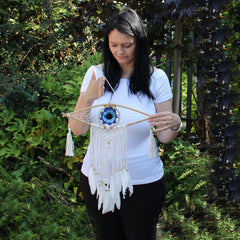 Protection Dream Catcher - Sm Macrame Evil Eye product image 6