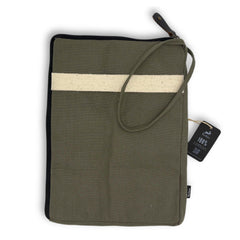 Canvas Large Laptop Pouch - Olive product image 5