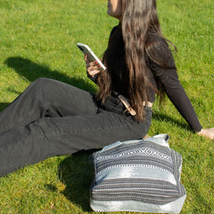 Nomad Sari Jacquard Natural Wander Muse Bags - Urban Caravan product image 4