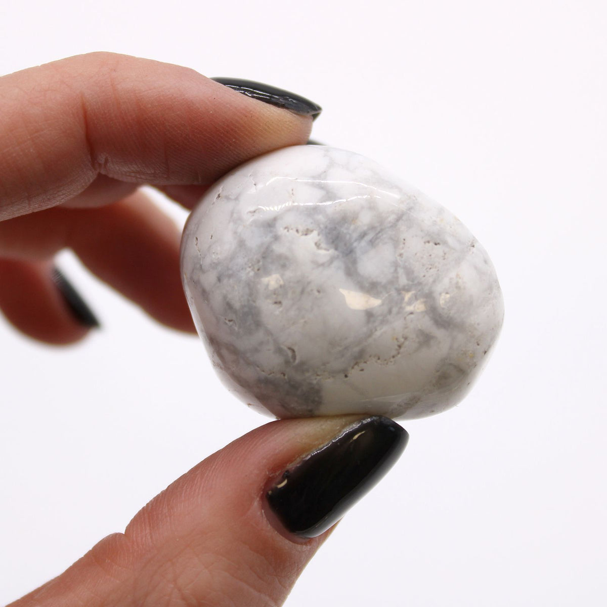 Large African Tumble Stones - White Howlite - Magnesite product image 2