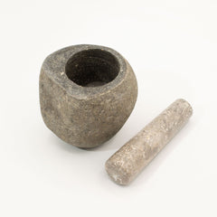 Natural Riverstone Decorative Pestle & Mortar -Medium (aprox 12x8cm) product image