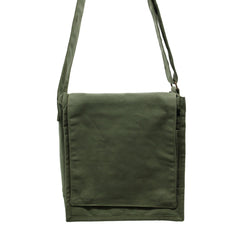 Cotton Canvas Messenger Bag - Green product image