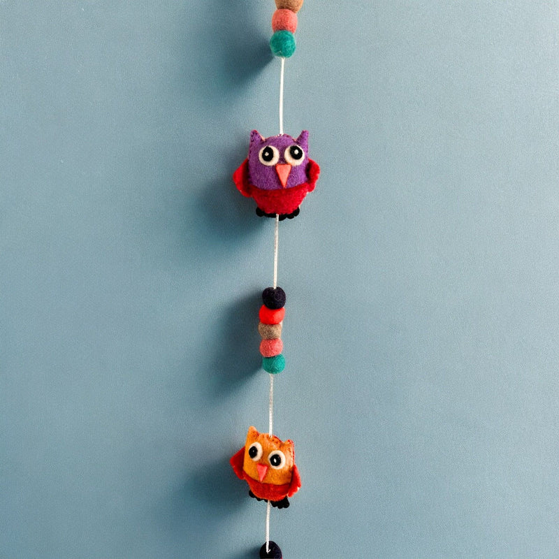 Felt Wall Hanging -Owls (random colours) product image