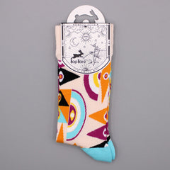 Hop Hare Bamboo Socks S/M - Psychedelic Evil Eye product image 4