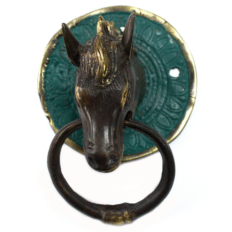 Brass Door Knocker - Horses Head product image