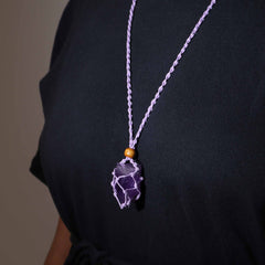 Gemstone Necklace Cord - Purple product image 2