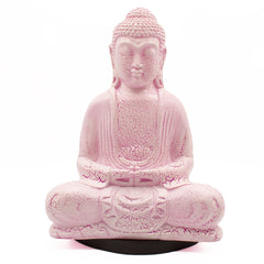 Meditation Buddha Lamp Cherry Crackle - Oval Stand product image 2
