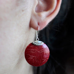 925 Silver Earrings - Classic Disc product image 2