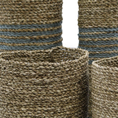 Seagrass & Abu-Abu Raffia Set - 2 Vase & 2 Bins product image 7