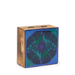 Hop Hare Small Enameled Square Box - Wolf & Moon product image 2