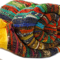 154 x 90cm Luxury Rag Rug - Yellow product image 5
