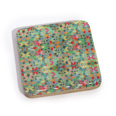 Set of 4 Square Coasters - Mediterranean Tile Pattern product image 2