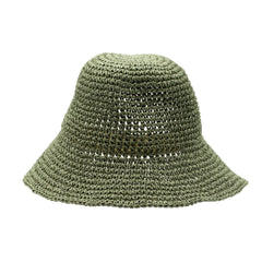 Nomad Sari Floppy Straw Sun Hat - Moss Green product image 2