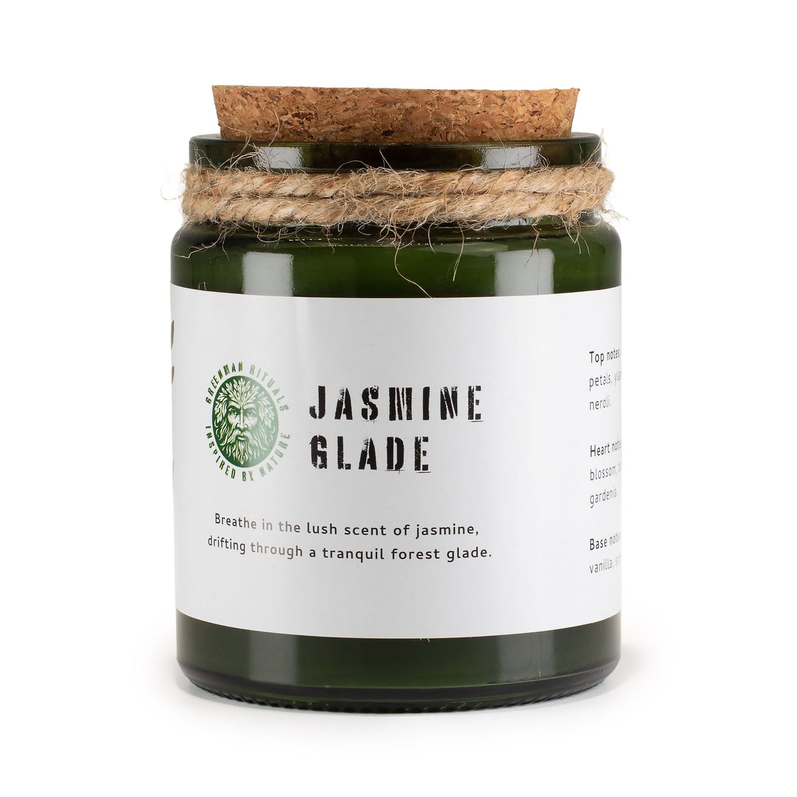 Greenman Woodwick Soy Candle - Jasmine Glade product image