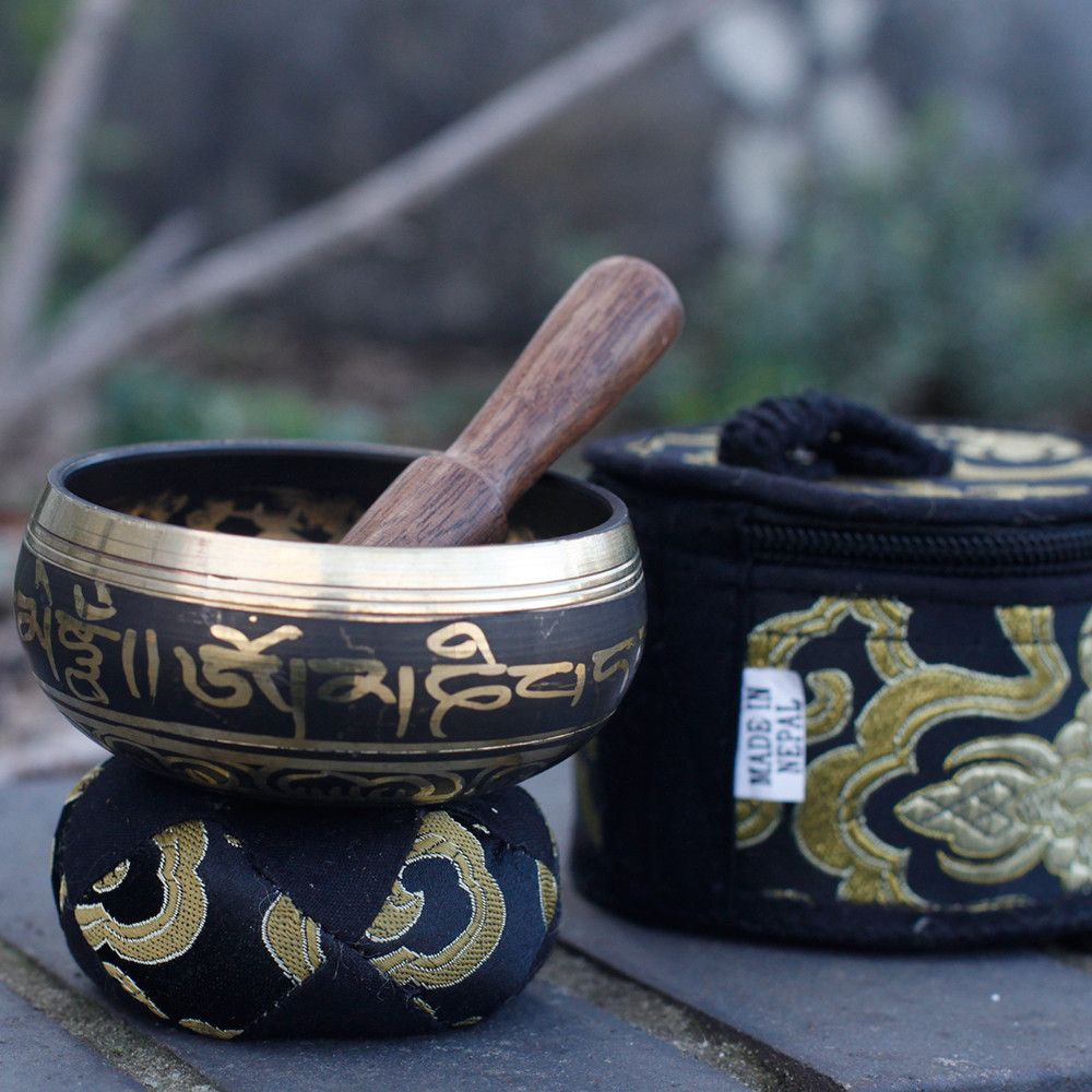 Mini Singing Bowl Gift Set - Black product image 6