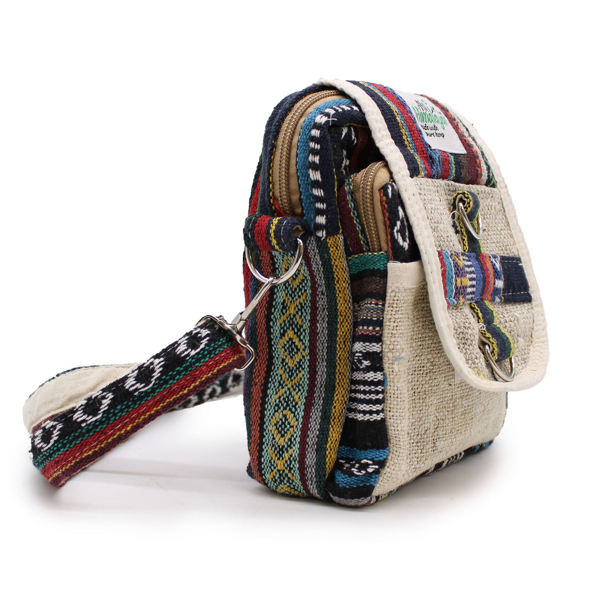 Body-Cross Natural Hemp & Jhari Travel Bag - product image 5