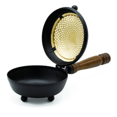 Large Iron Censer Incense Burner - Gold detail product image 4