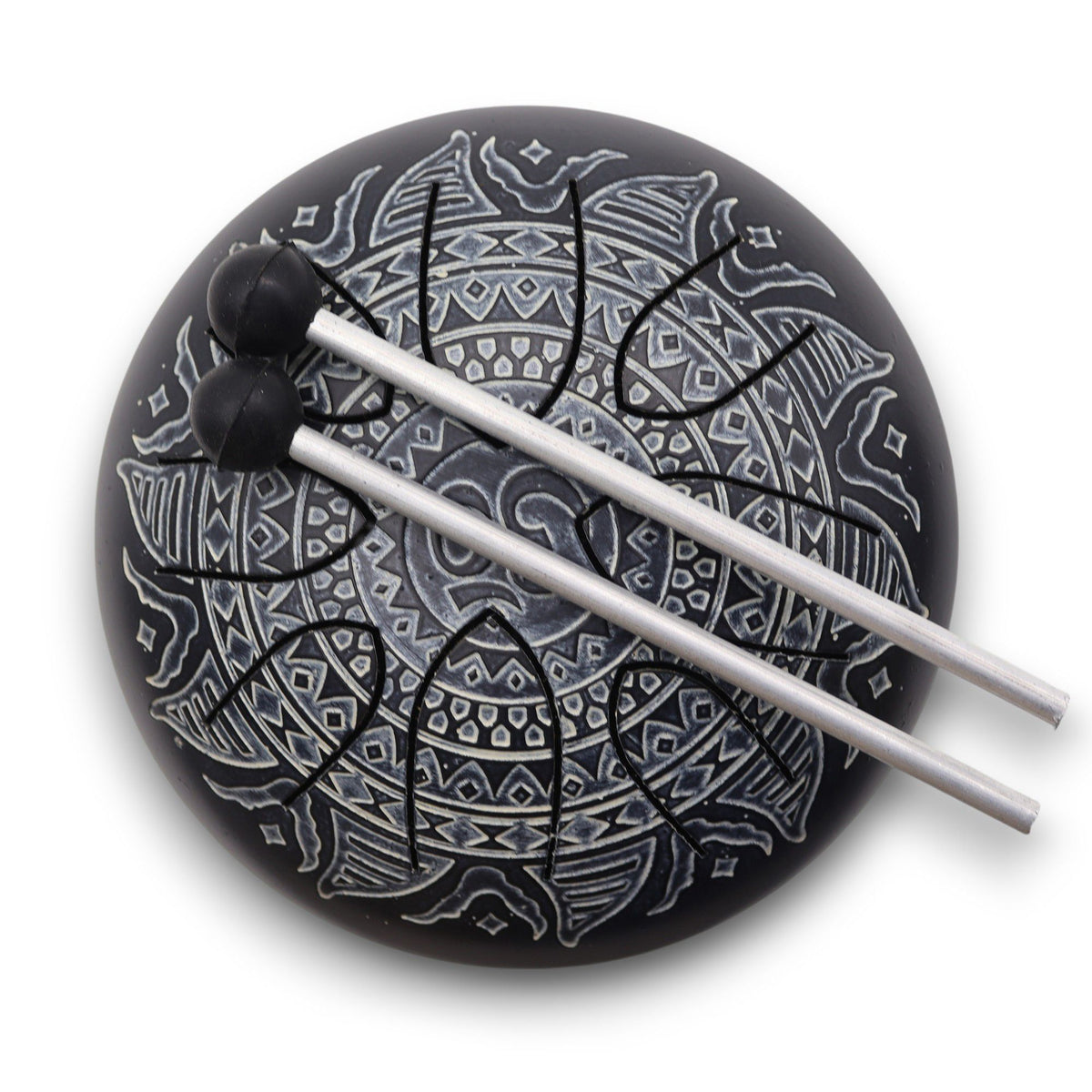 Hapi Drum Om Mandala Engraved - 16cm product image 5