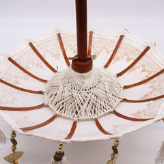 Bali Home Decor Parasol - Canvas - Natural- 40cm product image 5